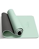 CAMBIVO Yogamatte 183x61cm, Sportmatte Dicke 8mm, Gymnastikmatte TPE Rutschfest & Gepolstert,...