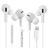 2 Pack Apple Lightning Kopfhörer [Apple MFi Certified] iPhone In-Ear Kopfhörer HiFi Audio Stereo...