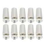 10 Stück Rollladen-Pufferstopper mit Schrauben und Unterlegscheiben, Rollobegrenzer, Ersatzstopper,...