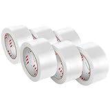 HIZOVSEM Wide Packing Tape Heavy Duty 2 inch, 6 Packs Refill Rolls for Sealing Packing, Carton...