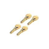 LIXBD 4 Stück Saxophon Mundstück Blattschraube für Alt Tenor Sopran Saxophon Bb Klarinette C64...