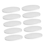 TOYANDONA 10 Stück Teiliges Runde Gewellte Kuchenplatten aus Stabilem Wellpappenkarton Robuste Mini...