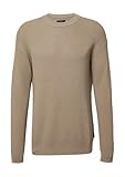 Strickpullover im Relaxed Fit mit Crew Neck Cognac L