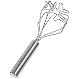 Angoily Kartoffelstampfer Edelstahl mit Langem Griff Manueller Gemüse und Obststampfer für...