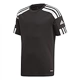 adidas Unisex Kinder Squad 21 Jsy Y T-Shirt, black/white, 152