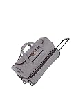 Travelite Trolley Reisetasche mit Rollen mittelgroß, erweiterbar, Basics, Weichgepäck Rolltasche...