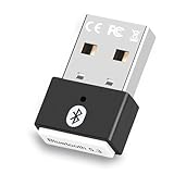 Confitik Bluetooth Adapter PC - USB Bluetooth 5.3 Dongle - Bluetooth Stick, Low Latency, Plug &...