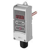 EMOS - digitaler Thermostat mit Tauchhülse und Hysterese-Funktion - manuell, kabelgebunden - Heiz-...