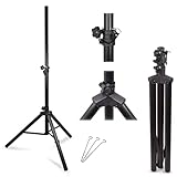 1,5m Dreibein Stativ Aluminium ALU für Sat Anlage mit 3x Zeltheringe SAT Tripod Ständer Satelliten...