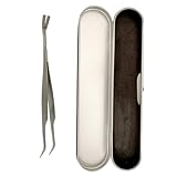 GALPADA Edelstahl Zeckenentferner für Hunde Robustes Pet Cleaning Tool mit Rutschfestem Griff...