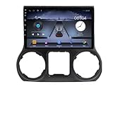 Android 14Car Radio für Jeep Wrangler 3 JK 2010-2018 9 inch Touch tragbar Android Auto Display,...