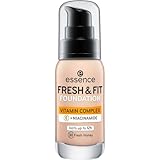 essence cosmetics FRESH & FIT FOUNDATION, Make Up, Nr. 30 fresh honey, nude, pflegend, glättend,...