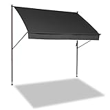 Angerer Freizeitmöbel GmbH Klemmmarkise Style - Markise für Sonnenschutz - Montage ohne Bohren und...