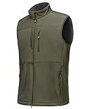 33,000ft Weste Herren Outdoor Wasserdichte Softshell Ärmellose Jacke Bodywarmer Fleece Weste Full...