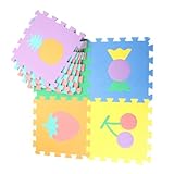 VICASKY 10St Kinder rätsel Puzzlematte Schaumstoffmatte Spielmatte Krabbelmatte für Babys...