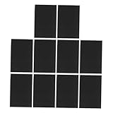 Sewroro 10 Stück Teiliges Schwarzes Sandpapier Zeichenpapier für Kunstprojekte Diy Kartonpapier...