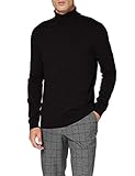 SELECTED HOMME Herren SLHBERG ROLL Neck B 16074684, Black, L