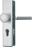 ABUS Türbeschlag KLS114 - für Wohnungstüren mit 72 mm Abstandsmaß - Türgriff innen, Türknauf...