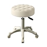 emlovosy Rollhocker Höhenverstellbar, 360° Drehbar, Runder Bürohocker mit Rollen, Arbeitshocker...