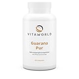 3er Pack Vita World Guarana pur 500mg 360 Kapseln Apotheken Herstellung