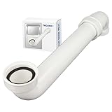 tecuro Raumsparsiphon für die Spüle, 1 1/2 Zoll Anschluss, Siphon Abwasser Rohr 40 mm, Länge max....