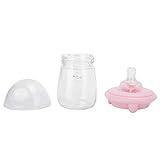 Generic Professionelle Milchflasche mit Großem Durchmesser, Hygienische Babyflasche aus Glas,...