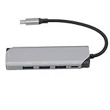 Hub mit 4 Anschlüssen, Ultraflacher Daten-USB-Hub 3 X USB 2.0, 1 X USB 3.0, 5 Gbit/s Schnelle...