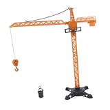 Angoily Kran Robustem Kunststoff mit Beweglichen Teilen Realistischem Modell Abnehmbaren Bauteilen...