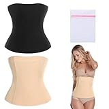 KASURE 2 Stück Zweierpack Damen Waist Trainer Unterbrust Korsett Bauchweg Taillenformer...