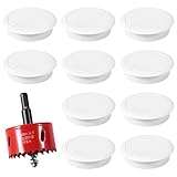 Kabeldurchführung Schreibtisch, 10 Stück Kabeldurchlass Kabelauslassdose, 60mm Kabeldurchlass mit...