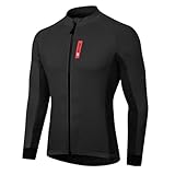 MEETWEE Herren Radtrikot, Langarm Fahrradtrikot Reißverschluss Fahrradbekleidung Radshirt...