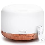 ASAKUKI 500ml Aroma Diffuser, Ultraschall Aromatherapie Diffuser für Ätherische Öle,...