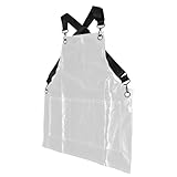 Levemolo Friseurschürze Transparente Tpu Verstellbare Wasserabweisende Schürze für Friseure und...