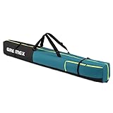 Gremex Skitasche - Skisack für 1 Paar Ski - Wasserdichte Skitasche 160 cm - Robuster Leichte Ski...