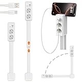 Europäische drehbare ausziehbare Steckdosenleiste – 2 EU AC-Steckdosen + USB-Anschlüsse, 48-71...