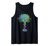 Lebensbaum DNA Sommer Camping Zubehör Motivation Frieden Tank Top