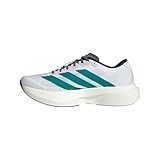 adidas Herren Adizero Evolution Sl Laufschuh, White Pure Teal Grey, 8.5 UK Wide