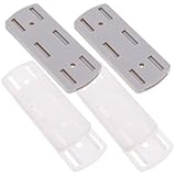 Generisch 2 Paar Selbstklebende Steckdosenhalterung Bohrfreie Wandmontage Mehrfachsteckdosenhalter...