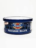 Scalia gesalzene Sardellen acciughe salate Sardinen in Salz eingelegt aus Sizilien 800gr