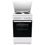 Gorenje GE5A23WH Standherd, 74 Liter, PerfectGrill, Pizza Mode 300°C, AquaClean, Made in Europe,...