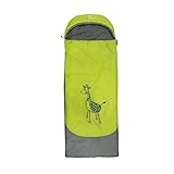 outdoorer Kinderschlafsack Dream Express Grün - Kinderschlafsack aus Baumwolle mit Funktion als...