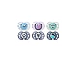 Tommee Tippee Anytime Beruhigungssauger, symmetrische kiefergerechte Form, BPA-freies Silikon,...