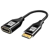 8K Mini-HDMI-zu-HDMI-Adapter, 10er-Pack, Stecker auf Buchse, Kabel mit 8K @ 60Hz, 4K @ 120Hz HDR 3D...