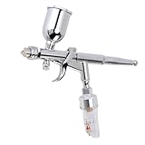 Jectse Advanced Technology Airbrush Set Double Action Gravity Feed mit 15cc Cup, Geeignet für Make...