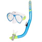 AKTIVE Aqua Sport Taucherbrille mit Trockenrohr für Kinder, abnehmbare Kamerahalterung,...