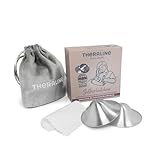 Theraline Silberhütchen aus 999er Silber 2 Stück | Natürlicher Brustwarzenschutz beim Stillen |...