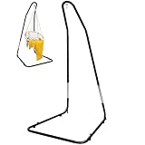 KOMFOTTEU Hängemattengestell, Höhenverstellbarer Hängesesselständer, Hängesessel Rahmen Eisen...