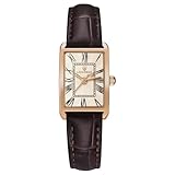 Timever Damen Armbanduhr Quarzuhr Analog, mit Lederarmband, 3 Zeiger, 32 mm Gehäusegröße, 3 ATM...