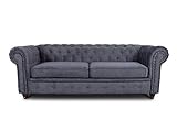 Sofa Chesterfield Asti 3-Sitzer, Couch 3-er, Glamour Design, Couchgarnitur, Sofagarnitur,...