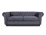 Sofa Chesterfield Asti 3-Sitzer, Couch 3-er, Glamour Design, Couchgarnitur, Sofagarnitur,...